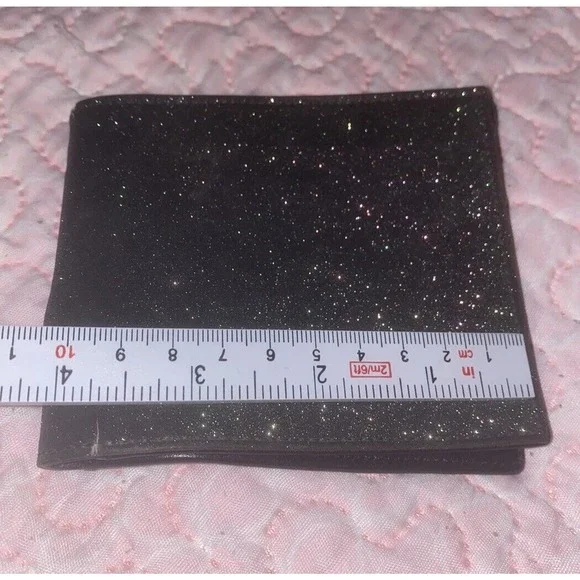 Maison Martin Margiela Glitter Textured Leather‎ Bifold Wallet Men's